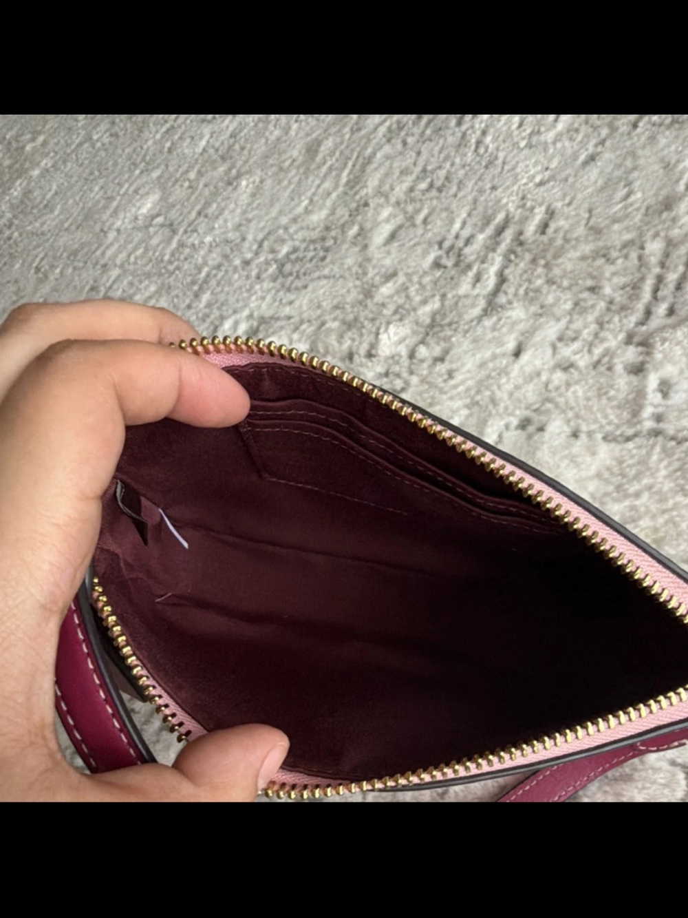 Coach Pink Cherry Mini Shoulder Bag with Gold Hardware - Picture 4 of 11